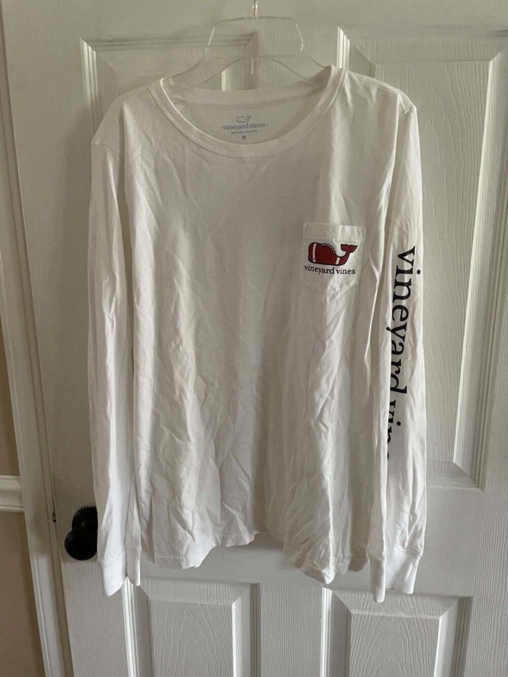 Vinyard Vines Women's Medium M Football Shirt Top Long Sleeved NWOT